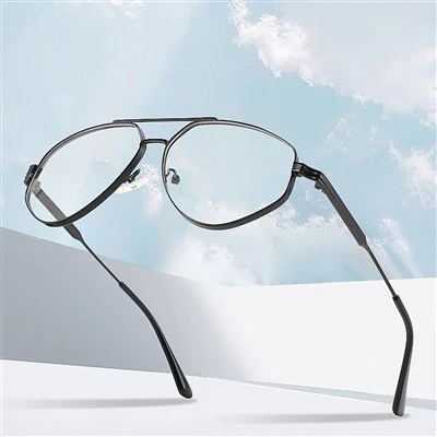 Cermin Mata Optik Aviator Keluli Tahan Karat Klasik