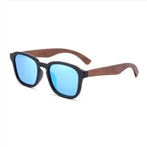 Perlindungan Alam Sekitar Semulajadi Cermin mata hitam zebrawood sebenar